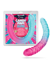 Blush B Yours 18' XX Large Double Dong Candy Papi - Multi Colors