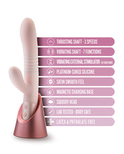 Blush Fraya Rabbit Rechargeable Vibrator - Pink
