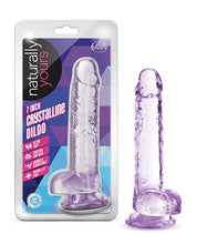 Blush Naturally Yours 7' Crystalline Dildo - Amethyst