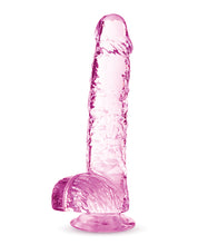 Blush Naturally Yours 6" Crystalline Dildo - Rose