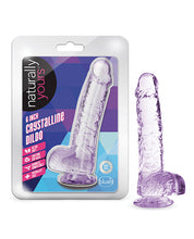 Blush Naturally Yours 6' Crystalline Dildo - Amethyst