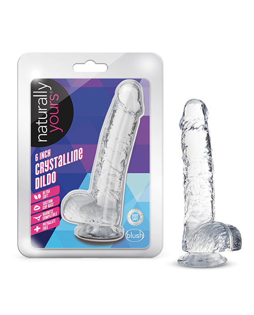 Blush Naturally Yours 6' Crystalline Dildo - Diamond