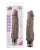 Blush X5 Plus Hard On Vibrating 9' Dildo - Brown