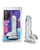 Blush Naturally Yours 6' Glitter Cock - Sparkling Clear