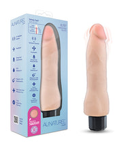 Blush Au Naturel 8.75' Vibrating Realistic G-Spot Dildo - Beige