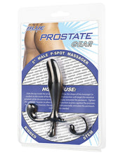 Blue Line C & B 5' Male P-Spot Massager - Black