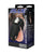 Blue Line 2' Silicone Mini Cock Cage With Ball Divider - Black