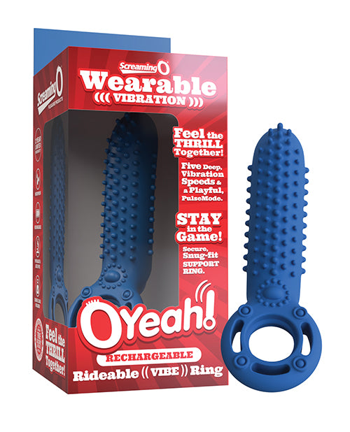Screaming O Rechargeable O Yeah Silicone - Blue
