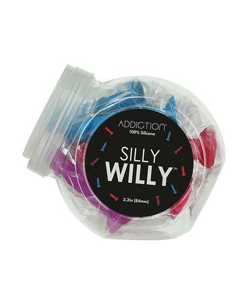 Addiction Silly Willy 3.3' Dildo Fishbowl - Asst. Display of 12