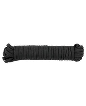 Spartacus Bondage Rope - 33 ft Black