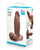 b-Vibe Slipskin 7' Girthy - Brown