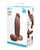 b-Vibe Slipskin 8' Girthy - Brown