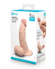 b-Vibe Slipskin 6.5' Curvy - Cream