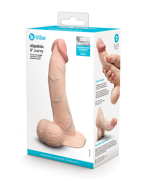 b-Vibe Slipskin 8' Curvy - Cream