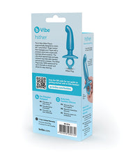 b-Vibe Butties Hither Tapered Prostate Plug - Blue
