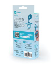 b-Vibe Butties Bulb Tapered Prostate Plug - Blue