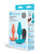Anal Training Bundle 2-Piece Set Includes Beginner Plug & Rechargeable Vibrating Plug w/Remote
