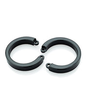 Cock Cage U-Ring 2 Pack - Black