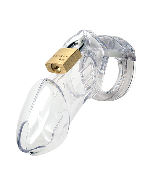 CB-6000 3 1/4' Cock Cage & Lock Set - Clear