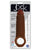 Curve Toys Jock Enhancer 2' Extender w/Ball Strap - Chocolate