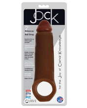 Curve Toys Jock Enhancer 2' Extender w/Ball Strap - Chocolate