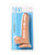 Curve Toys Thinz 8" Uncut Dildo w/Balls - Light
