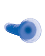 Curve Toys Lollicock 7' Glow In The Dark Silicone Dildo - Blue