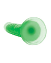Curve Toys Lollicock 7' Glow In The Dark Silicone Dildo - Green