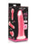 Curve Toys Lollicock 7' Glow In The Dark Silicone Dildo - Pink