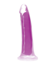 Curve Toys Lollicock 7' Glow In The Dark Silicone Dildo - Purple