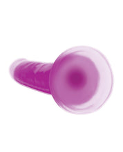 Curve Toys Lollicock 7' Glow In The Dark Silicone Dildo - Purple