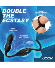 Hyper Thrusting and Vibrating Anal Plug w/C-Ring