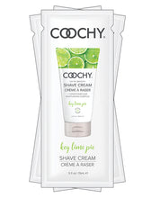 COOCHY Shave Cream - .5 oz Key Lime Pie Foil Bag of 24