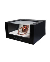 Pleasure Collection Adjustable Collar - White/Rose Gold