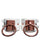 Pleasure Collection Adjustable Handcuffs - White/Rose Gold