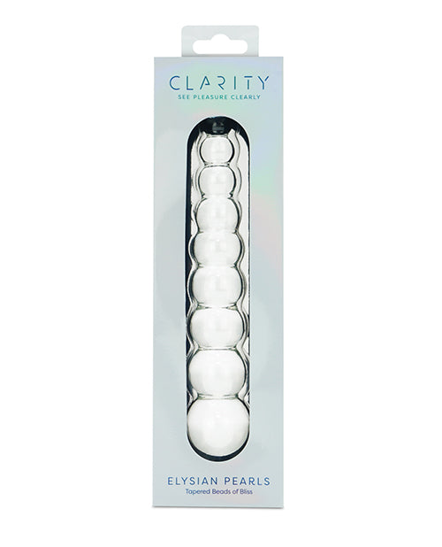 Clarity Glass Dildo - Elysian Pearls