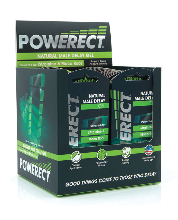 Powerect Natural Delay Serum Foil Display - 5 ml Display of 54