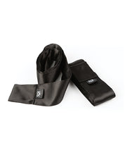 Sei Mio Nights in Tied Satin 2 X Silk Sash Restraints - Black