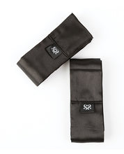 Sei Mio Nights in Tied Satin 2 X Silk Sash Restraints - Black