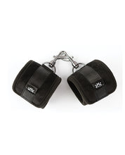 Sei Mio Sensually Secured Velvet Handcuffs - Black