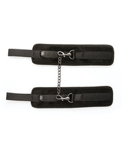 Sei Mio Legs Locked Padded Ankle Restraints - Black
