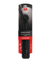 Sei Mio You're All Mine Impression Spanking Paddle - Black