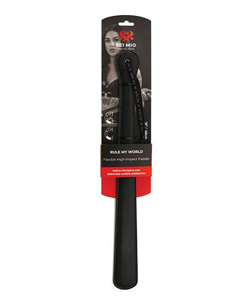 Sei Mio Rule My World Flexible High Impact Paddle - Black
