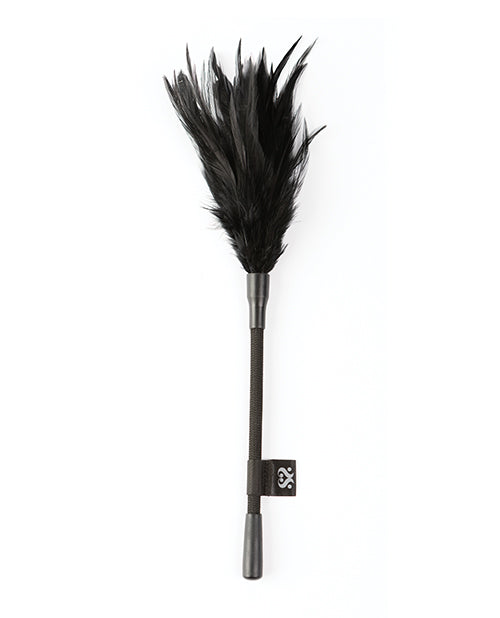 Sei Mio Tickled Kink Soft Mini Feather Tickler - Black