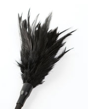 Sei Mio Tickled Kink Soft Mini Feather Tickler - Black