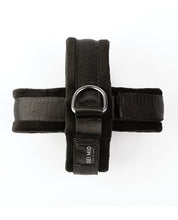 Sei Mio Cross Purposes Unique Over-Wrap Cross Cuff Restraints - Black