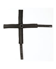 Sei Mio Cross Purposes Unique Over-Wrap Cross Cuff Restraints - Black