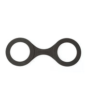 Sei Mio Handi Cuffs Super Strong Silicone Restraints - Large, Black