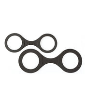 Sei Mio Handi Cuffs Super Strong Silicone Restraints - Large, Black