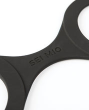 Sei Mio Handi Cuffs Super Strong Silicone Restraints - Medium, Black